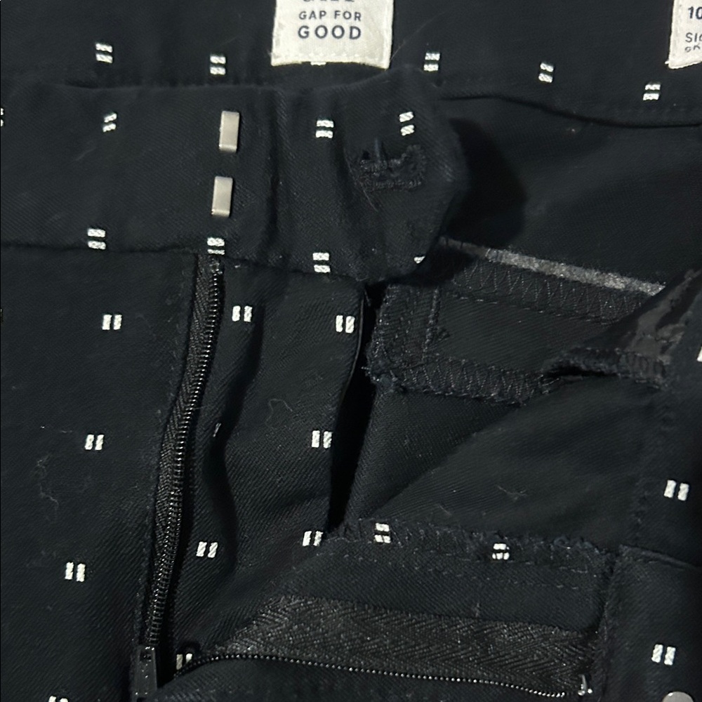 Black signature skinny ankle pants with pattern - Picture 5 of 9